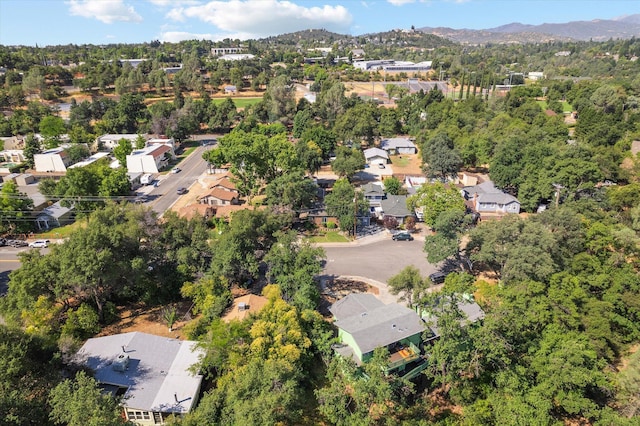 678 W St, Redding, CA 96001 - aerial view of residential area featuring mountains
