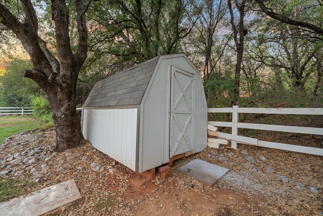 19396 Natalie Way, Redding, CA 96003 - view of shed featuring view of wooded area