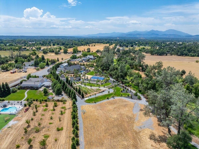 19580 Mockingbird Ln, Redding, CA 96002 - bird's eye view of a mountainous background