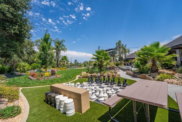 19580 Mockingbird Ln, Redding, CA 96002 - view of property's community with a lawn and a gazebo