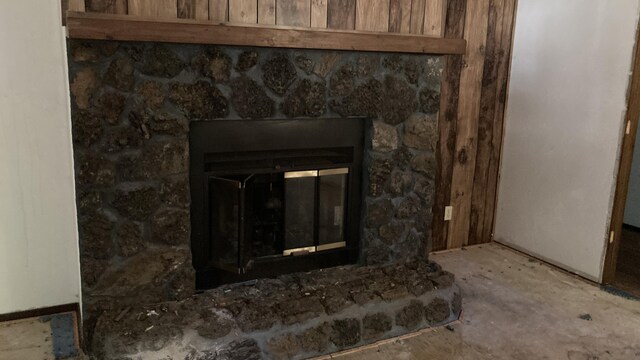 770 Day Rd, Mcarthur, CA 96056 - detailed view of a stone fireplace