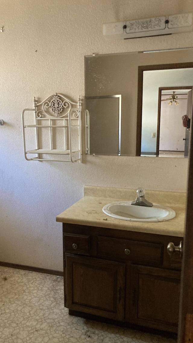 770 Day Rd, Mcarthur, CA 96056 - bathroom with vanity and tile patterned floors