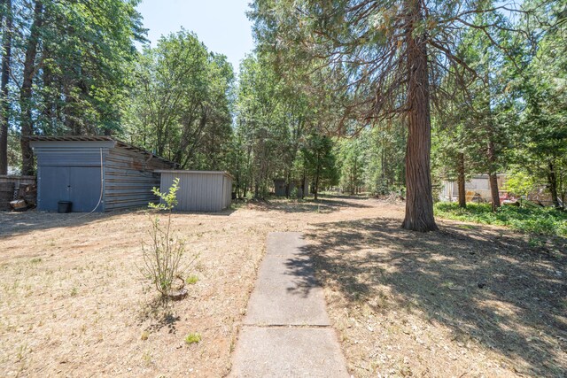 37347 Cypress Ave, Burney, CA 96013 - view of yard with an outdoor structure