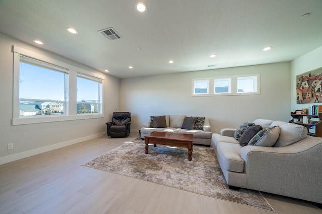 6538 Bandito Dr, Redding, CA 96003 - living room with wood finished floors and recessed lighting