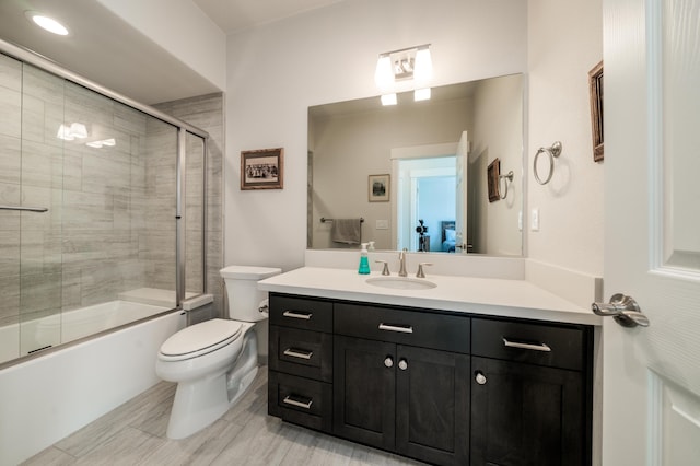 6538 Bandito Dr, Redding, CA 96003 - full bath with vanity and combined bath / shower with glass door