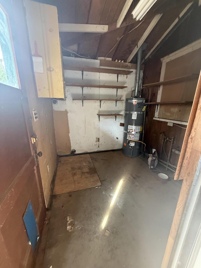 3400 Beacon Dr, Anderson, CA 96007 - garage with strapped water heater