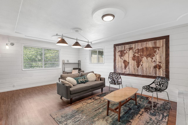 1575 Fig Ave, Redding, CA 96001 - living area featuring wooden walls and wood finished floors