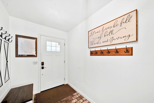3075 Forest Hills Dr, Redding, CA 96002 - entryway with brick floors and baseboards