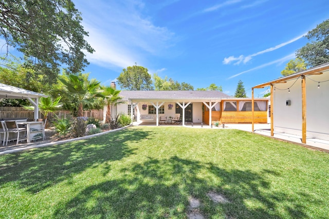 3075 Forest Hills Dr, Redding, CA 96002 - rear view of house featuring a patio