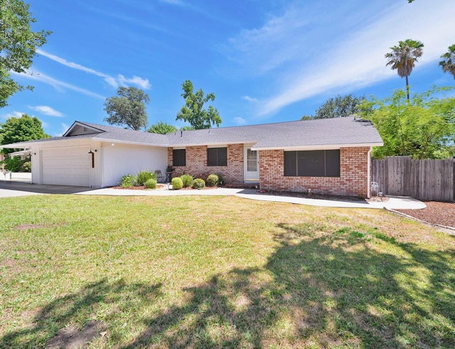 3075 Forest Hills Dr, Redding, CA 96002 - single story home featuring an attached garage, brick siding, and concrete driveway