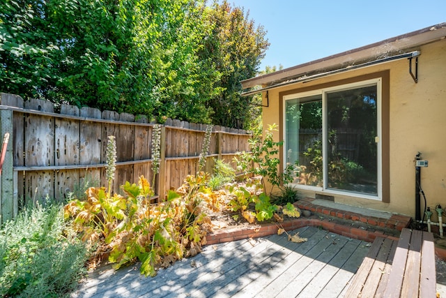 2076 Merle Dr, Redding, CA 96001 - view of wooden terrace