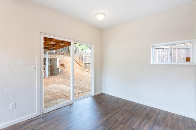 1535 Provo Ave, Shasta Lake, CA 96019 - unfurnished room with dark wood finished floors and baseboards