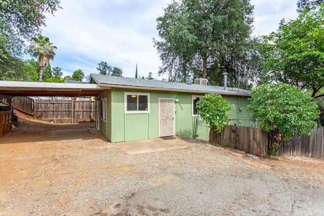 1535 Provo Ave, Shasta Lake, CA 96019 - view of outbuilding with driveway and a carport
