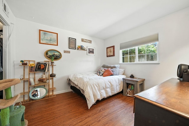 1448 Carter Way, Redding, CA 96002 - bedroom featuring wood finished floors and baseboards