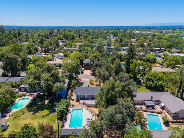 1448 Carter Way, Redding, CA 96002 - drone / aerial view of a pool area