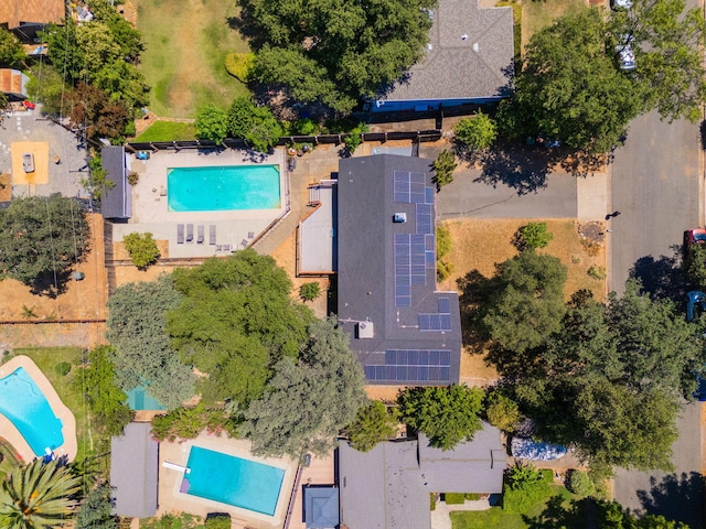 1448 Carter Way, Redding, CA 96002 - drone / aerial view of a pool area