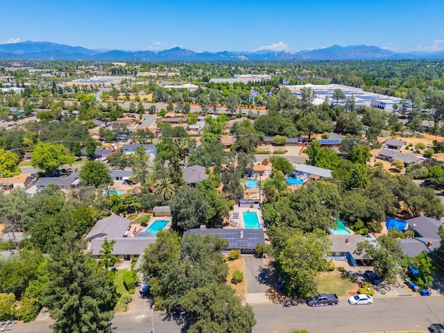 1448 Carter Way, Redding, CA 96002 - bird's eye view of mountains and a pool