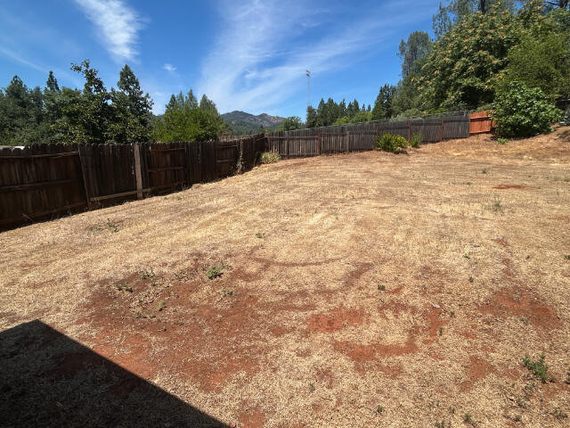 3995 Vassar Way, Shasta Lake, CA 96019 - view of fenced backyard