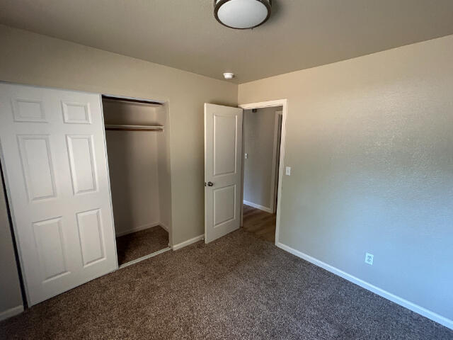 3995 Vassar Way, Shasta Lake, CA 96019 - unfurnished bedroom featuring carpet flooring and a closet