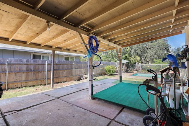 2196 Victor Ave, Redding, CA 96002 - fenced backyard with a patio area
