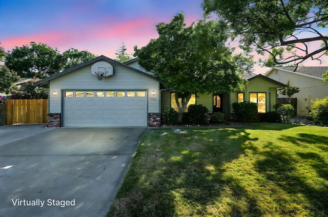 2585 Meadowview Dr, Red Bluff, CA 96080 - ranch-style home with driveway and a garage