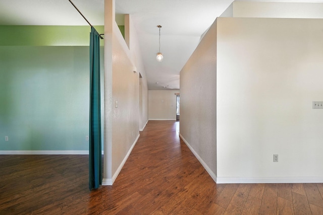 2585 Meadowview Dr, Red Bluff, CA 96080 - hall featuring wood finished floors and lofted ceiling