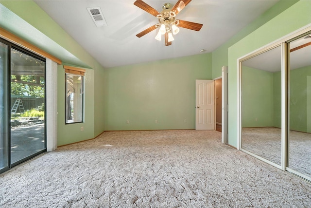 2585 Meadowview Dr, Red Bluff, CA 96080 - carpeted spare room featuring a ceiling fan