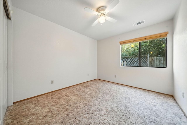 2585 Meadowview Dr, Red Bluff, CA 96080 - empty room featuring carpet flooring and ceiling fan