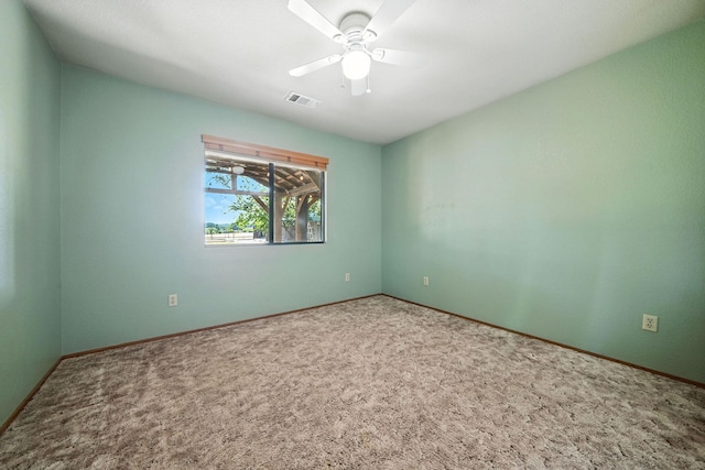 2585 Meadowview Dr, Red Bluff, CA 96080 - carpeted spare room with ceiling fan and baseboards