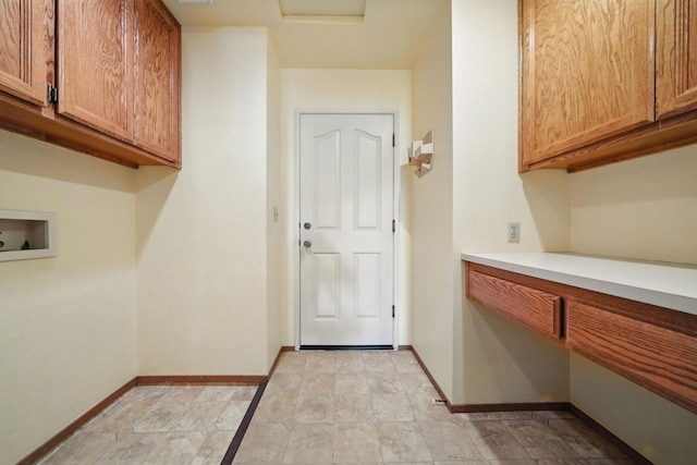 2585 Meadowview Dr, Red Bluff, CA 96080 - laundry area with cabinet space and hookup for a washing machine