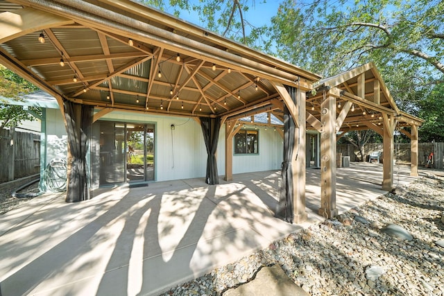 2585 Meadowview Dr, Red Bluff, CA 96080 - view of patio with a gazebo and a detached carport
