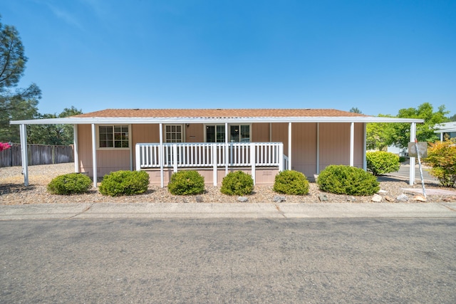3304 Shasta Dam Blvd Unit 173, Shasta Lake, CA 96019 - view of front of home featuring covered porch