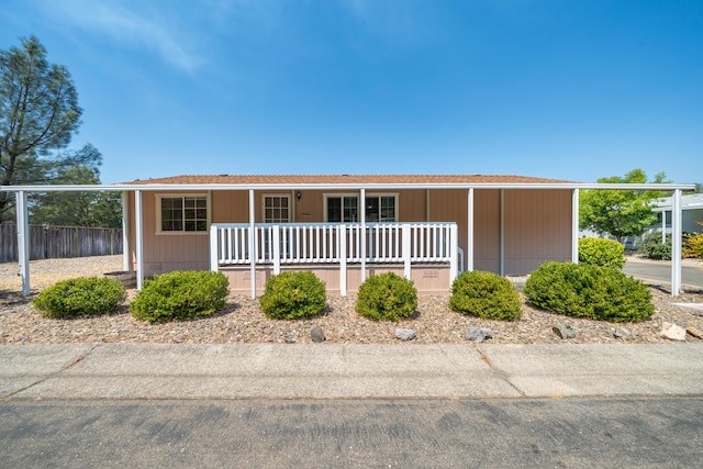 3304 Shasta Dam Blvd Unit 173, Shasta Lake, CA 96019 - view of front facade with a porch