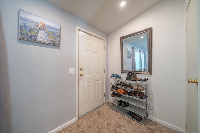 3304 Shasta Dam Blvd Unit 173, Shasta Lake, CA 96019 - foyer with carpet floors and baseboards