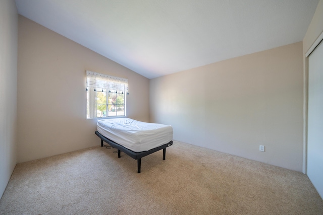 3304 Shasta Dam Blvd Unit 173, Shasta Lake, CA 96019 - bedroom featuring carpet and lofted ceiling
