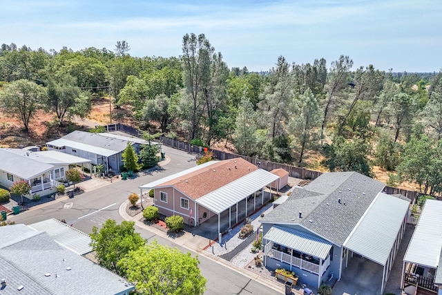 3304 Shasta Dam Blvd Unit 173, Shasta Lake, CA 96019 - aerial perspective of suburban area featuring a heavily wooded area