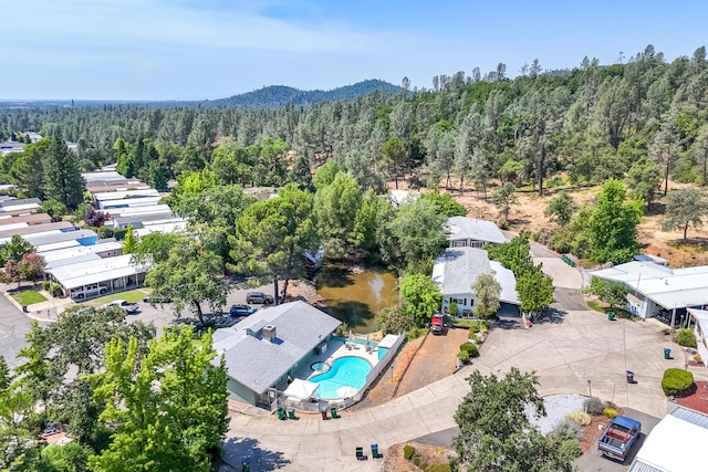 3304 Shasta Dam Blvd Unit 173, Shasta Lake, CA 96019 - bird's eye view of a heavily wooded area and a pool area
