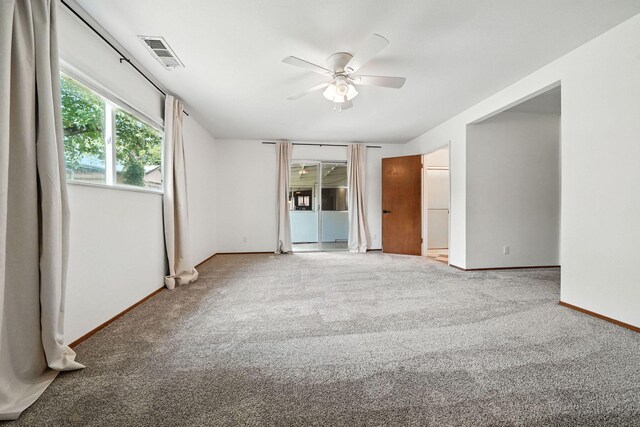 1520 Minor St, Redding, CA 96002 - empty room with ceiling fan and carpet