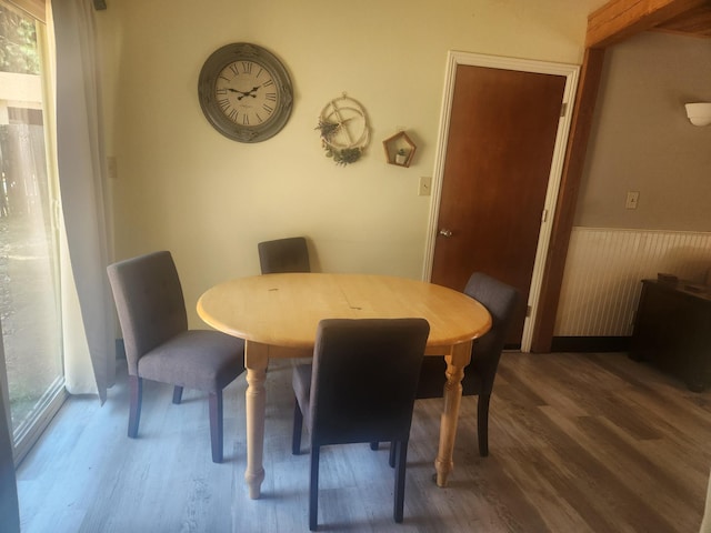20263 Sugar Pine St, Burney, CA 96013 - dining room with wood finished floors and wainscoting