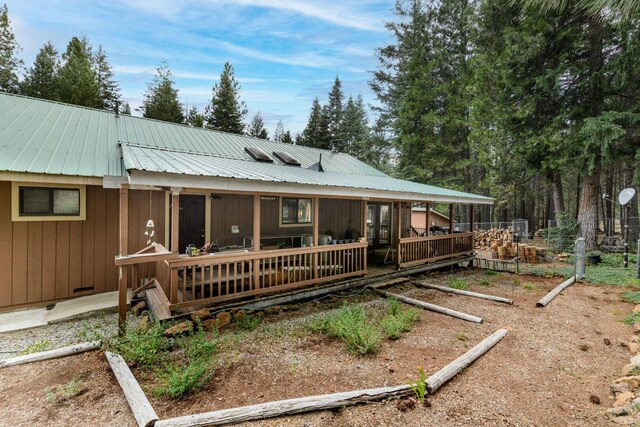 36088 Deer Flat Rd, Shingletown, CA 96088 - rear view of house featuring a metal roof