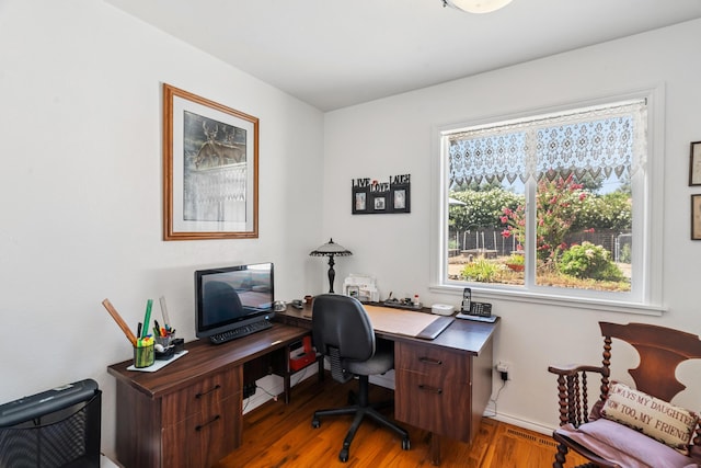 14480 Warren Ave, Red Bluff, CA 96080 - home office featuring wood finished floors