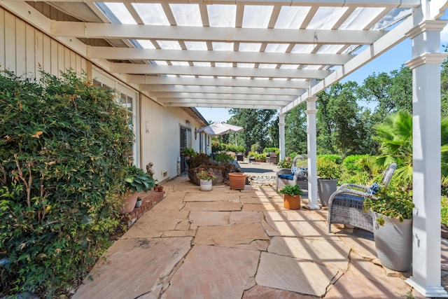 14480 Warren Ave, Red Bluff, CA 96080 - view of patio featuring a pergola