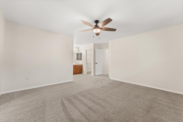 3628 Somerset Ave, Redding, CA 96002 - unfurnished room with a ceiling fan and light colored carpet