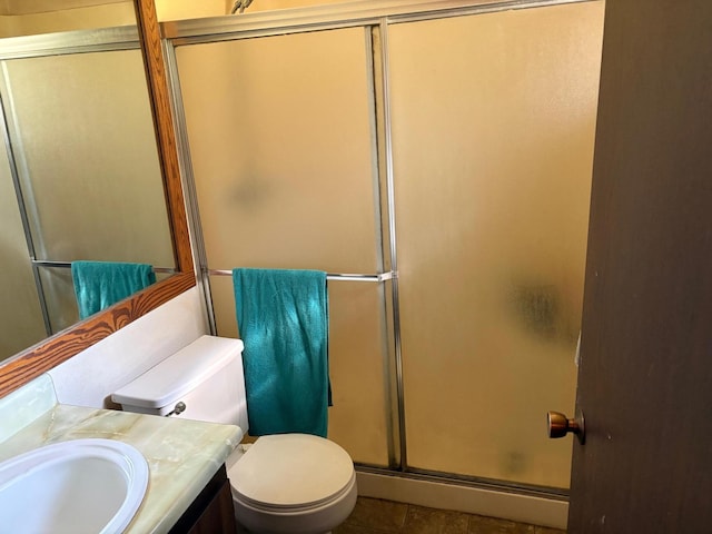 20194 Sugar Pine St, Burney, CA 96013 - full bathroom featuring a shower with shower door and vanity