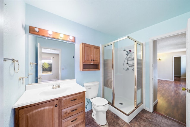 3255 Winding Way, Redding, CA 96003 - bathroom featuring vanity and a stall shower