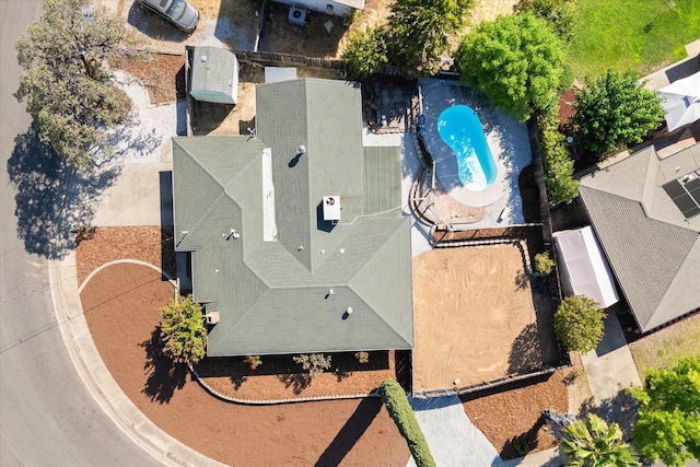 3255 Winding Way, Redding, CA 96003 - bird's eye view of a pool area
