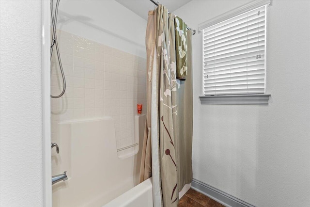 2236 Lonigan Ct, Redding, CA 96001 - bathroom featuring shower / bath combination with curtain