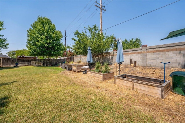2236 Lonigan Ct, Redding, CA 96001 - fenced backyard with a vegetable garden