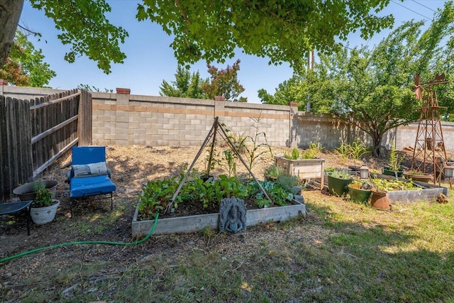 2236 Lonigan Ct, Redding, CA 96001 - fenced backyard with a garden