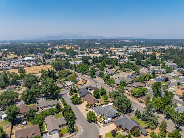 2236 Lonigan Ct, Redding, CA 96001 - aerial view of residential area with a mountain backdrop